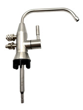 Stainless Steel 1/2" Two Spout Alkaline Water Ionizer Faucet Filtration Tap
