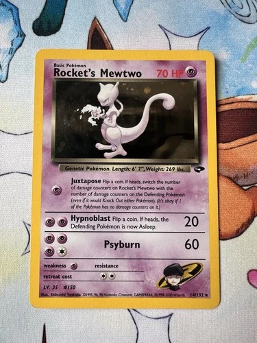 Pokemon TCG Rocket's Mewtwo #014/132 Gym Challenge