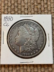 1890 CC Morgan Silver Dollar