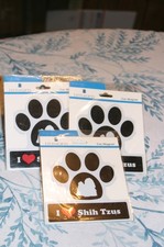 SET OF3 NEW ADORABLE LITTLE GIFTS I LOVE  HEART SHIH TZUS CAR MAGNETS