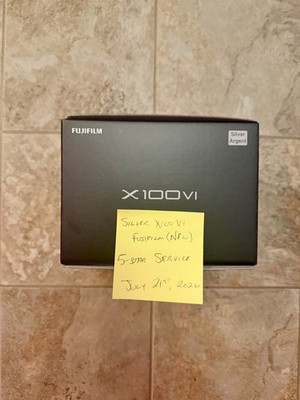   NEW FUJIFILM X100VI Silver | IN HAND, SHIPS NOW | 100% Positive Seller!  