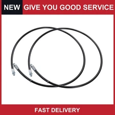 Universal 47" 1/8" NPT Grease Gun Flex Hose Flex Grease Hose Extension Pack of 2