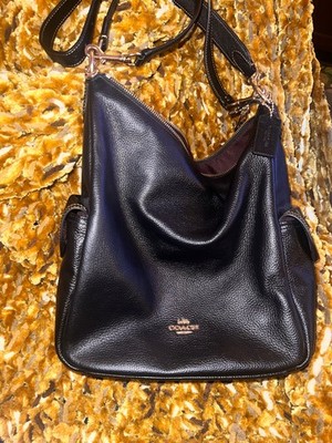 BRAND NEW  COACH   Pebble Black Pennie Shoulder Bag. UNUSED/PERFECT CONDITION  