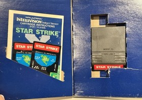 Intellivision Lot of 5 Games Star Strike, Snafu, Frog Bog, Night Stalker, Triple
