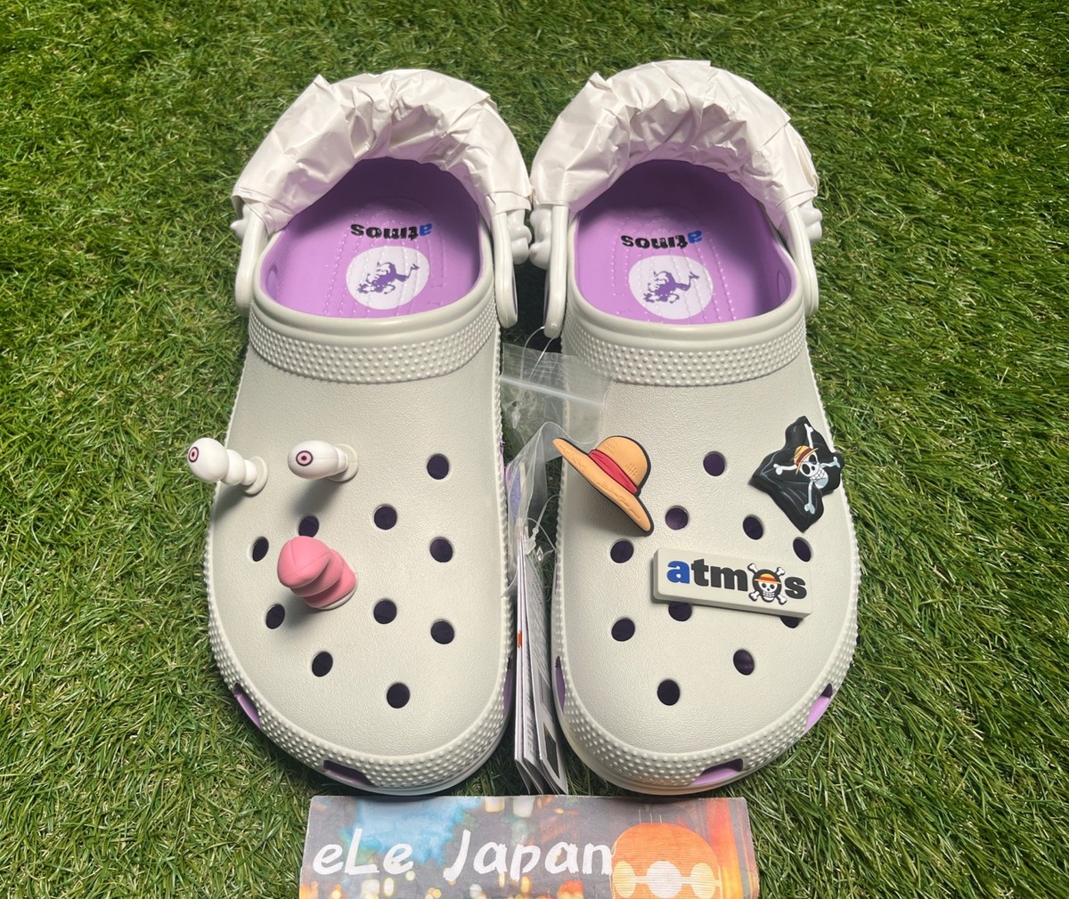 靴 ONE PIECE x atmos x Crocs 25cm Crocs Classic Clog ONE PIECE x atmos Luffy Gear 5 Men's
