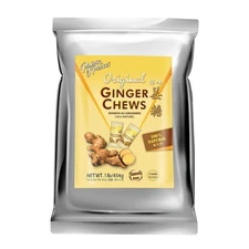 Original Ginger Chews- 1 Lb -Natural Ginger Candy-Soft Sweets-Prince of Peace