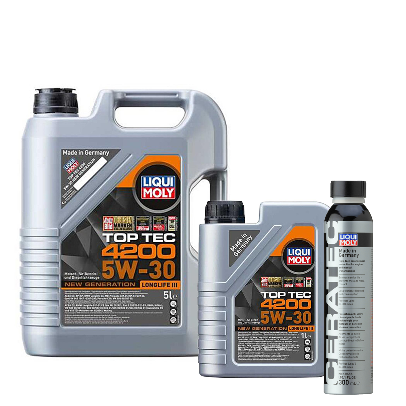 Liqui Moly Top Tec 4200 5W-30 Synthetic Technology Based Engine Oil 5L 5 Litres - Image 47