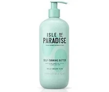 Isle Of Paradise Self Tanning Butter Hello Golden Glow 16.9 Fl Oz New + Pump
