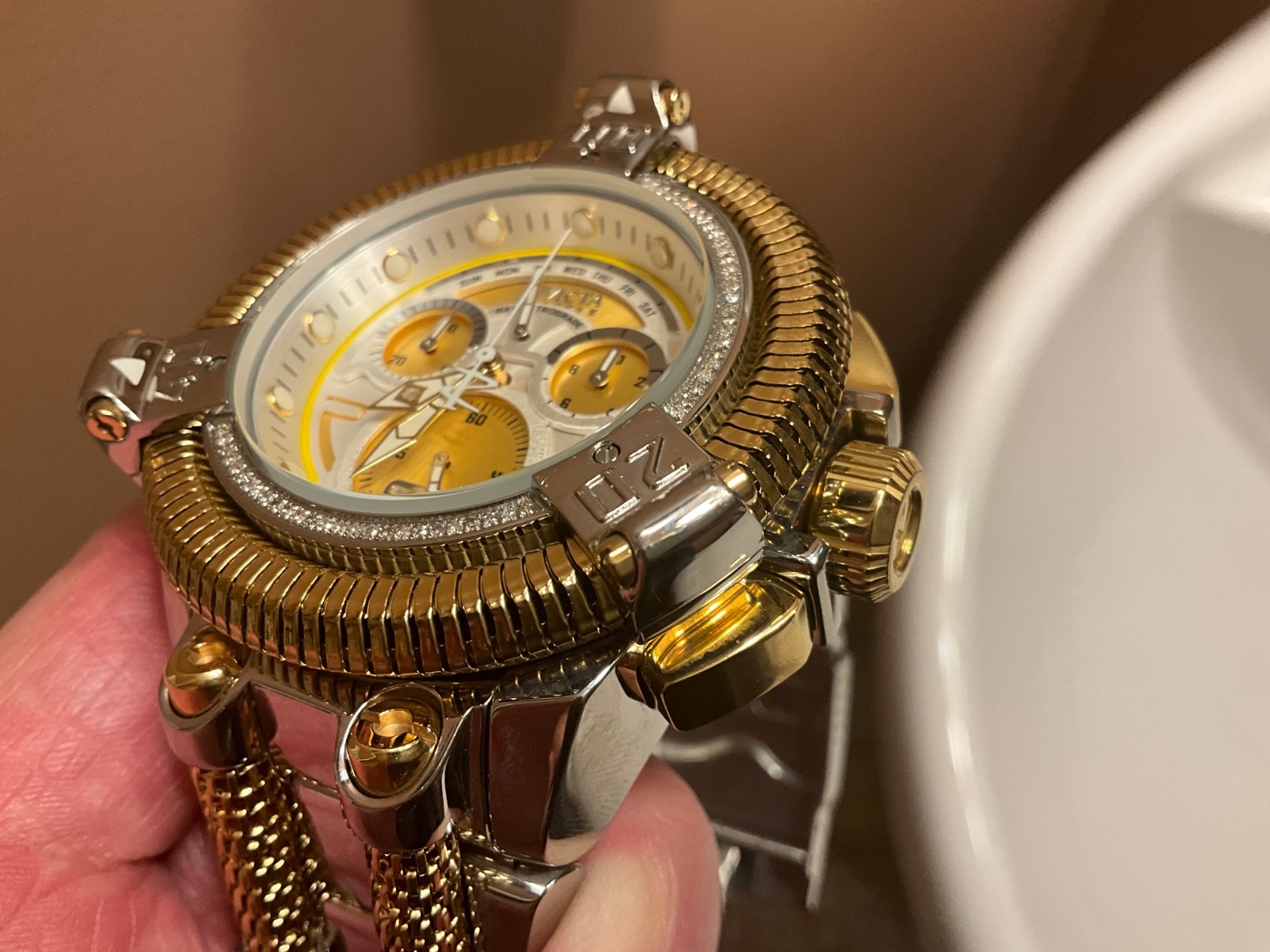 INVICTA SWISS KING PYTHON DIAMOND MODEL 39958 QUA… - image 2