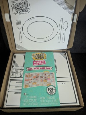 MGA Miniverse NIB Make it Mini Food Bowl All You Can Eat Set