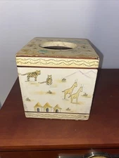 Wooden Tissue Box Cover