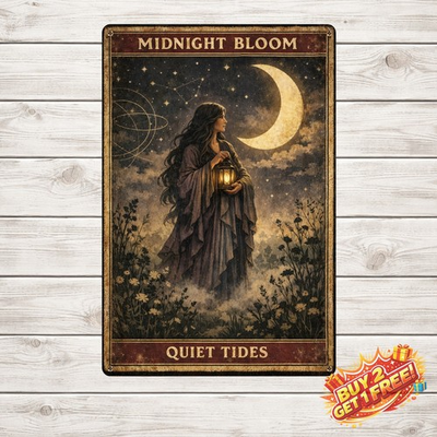 #ad #ad Moon Child Vintage Iron Wall Art Retro No Electricity Tin Sign 8x12 $9.99