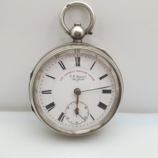 Orologio da tasca Graves Sheffield "The Express English Lever" argento