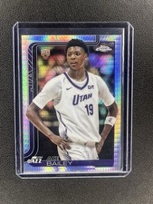 2025-26 Topps Chrome Basketball ACE BAILEY Rookie Hyper Refractor #255 Jazz