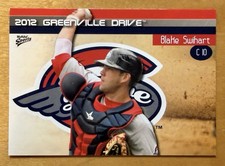 2012 MultiAd Blake Swihart #30 Greenville Drive NM-MT Rare