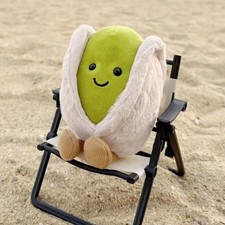Cute Pistachio Plushie 12cm Soft Stuffed Nut Doll Living Room Decor