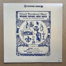 NEW YORK WOODWIND QUINTET FRENCH WOODWIND MUSIC LP 1970's ? issue of 1951 album