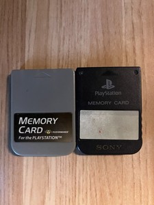 2 PlayStation Memory Cards