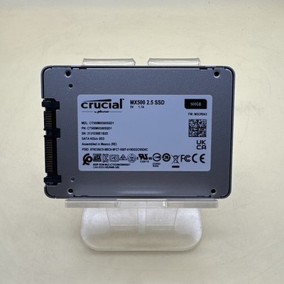 Crucial MX500 500GB 2.5'' SATA III Internal SSD Drive, CT500MX500SD1