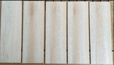 5x balsa balsaholz bastelholz balsaplatte balsaholzplatte 30x10cm x 3mm (25/220)