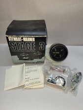 Nos Stewart Warner Stage 3 Vacuum Gauge 283-f In Original Box Usa Made
