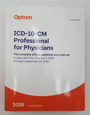 Optum ICD-10-CM For Professional for Physicians 2026 - 9798889520474