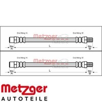 2X Bremsschlauch Metzger 4111716 2 BremsschläUche Rechts Links Vorne