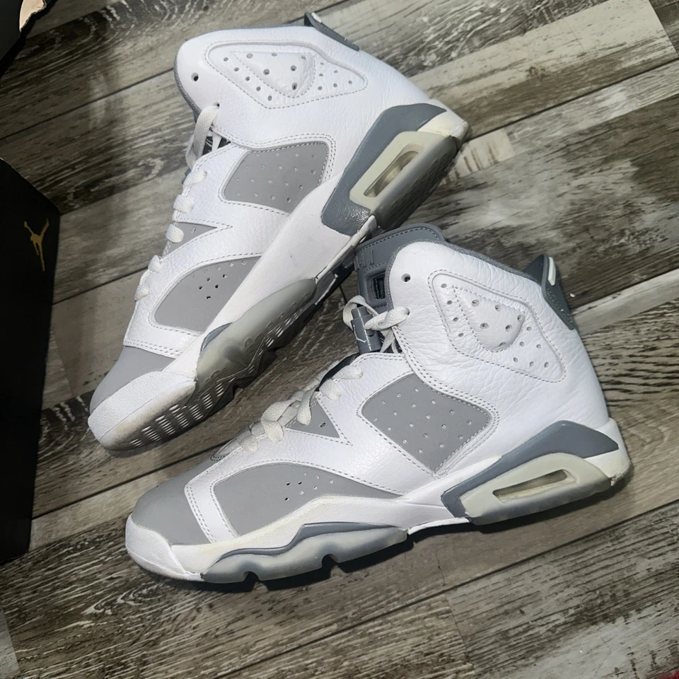  Air Jordan Retro 6 (GS) 'Cool Grey' 6.5Y Foto 3 de 4