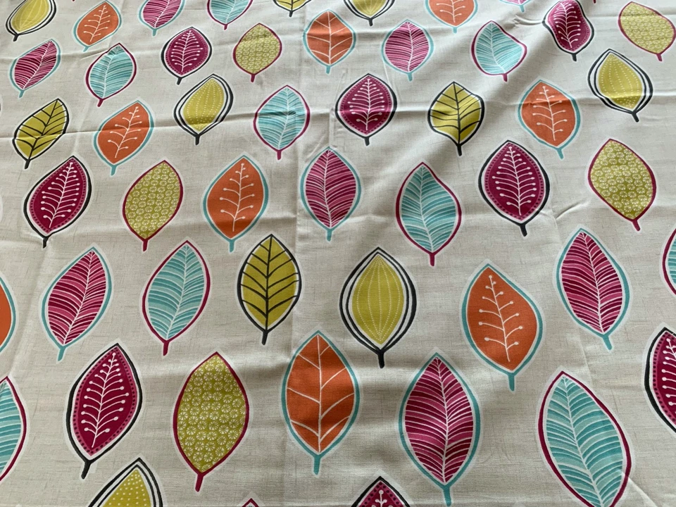 5 pieces top quality 100% cotton leaves fabric material varies sizes - Image 4 of 4