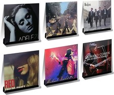 Vinyl Record Shelf 12" Wall Mount Black Acrylic Album Record Holder