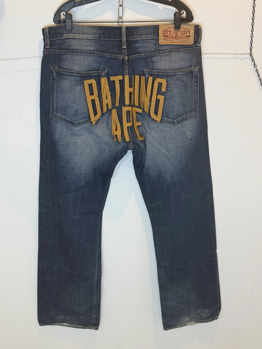 【専用taq.delicious 様】A BATHING APE デニム A BATHING APE BAPE NIGO期 ASNKA ペイントデニムパンツジーンズ