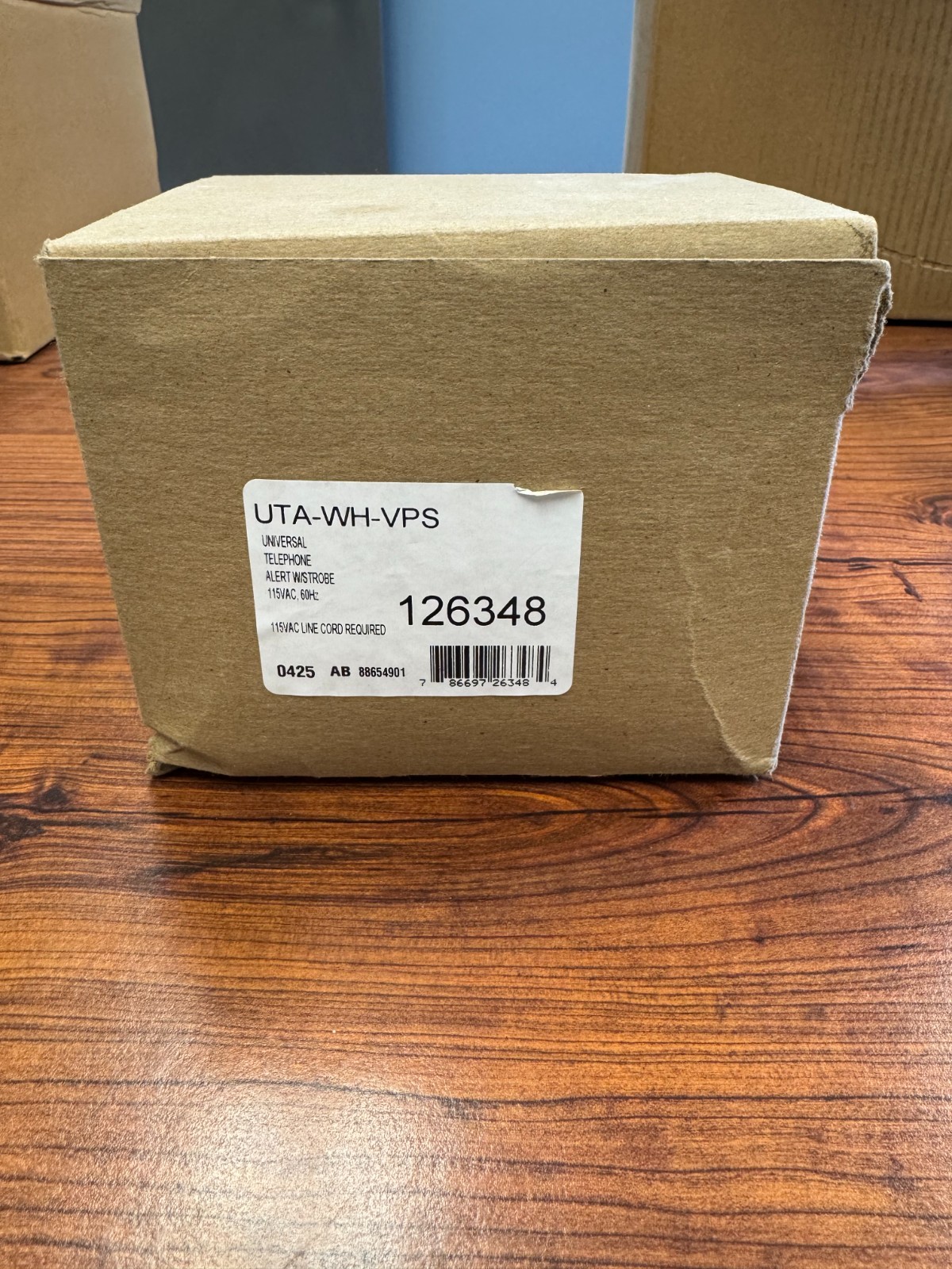 UTA-WH-VPS Universal Telephone Alert w/ Strobe 115VAC, 60Hz