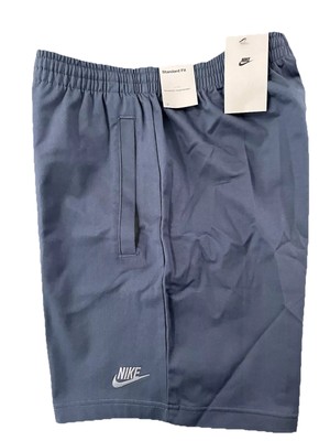 Nike Shorts Herren Gr. L, XL Sportswear Club NSW Twill Blau Freizeit Sommer Strand