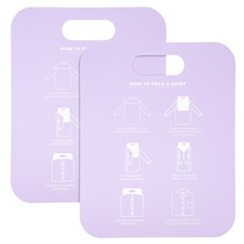 2 Pcs Professional Shirt Cardboard Folding Board PP Clothes Organizer for Shirt