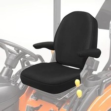 Tractor Seat Cover Compatible with Kubota Heavy Duty BX2380/BX2680 black