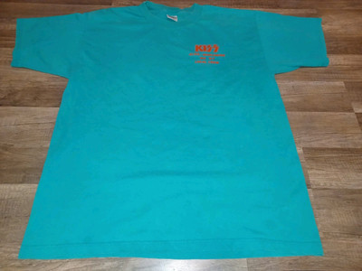 Rare Vintage 90's 1996-97 KISS Alive Worldwide Tour Local Crew T-Shirt Unisex XL