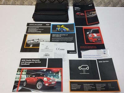 Mini R55 Clubman 2012 Owners Manual Service Book Handbook Pack Folder Wallet Set