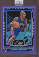 2024-25 Panini One and One #176 Chauncey Billups Purple #/25