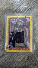 Billy Bowman Jr. 2025 Topps Chrome Rookie Gold Refractor /275 No. 344 Falcons 