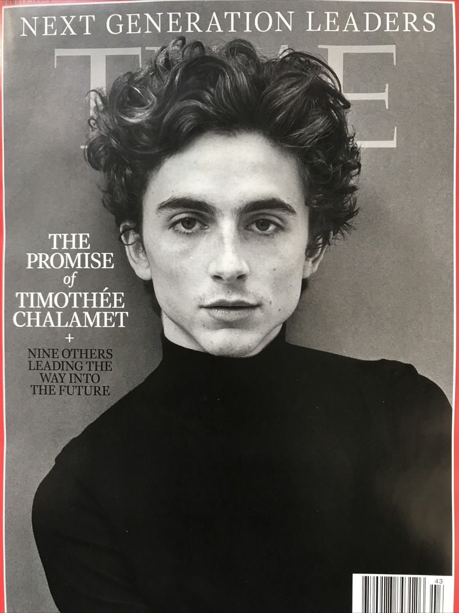 TIMOTHEE CHALAMET - Time Magazine 25 October/ 1 November 2021 NEW
