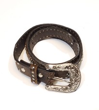 Nocona Belt Co Womans Belt Leather Brown Size Small 26"