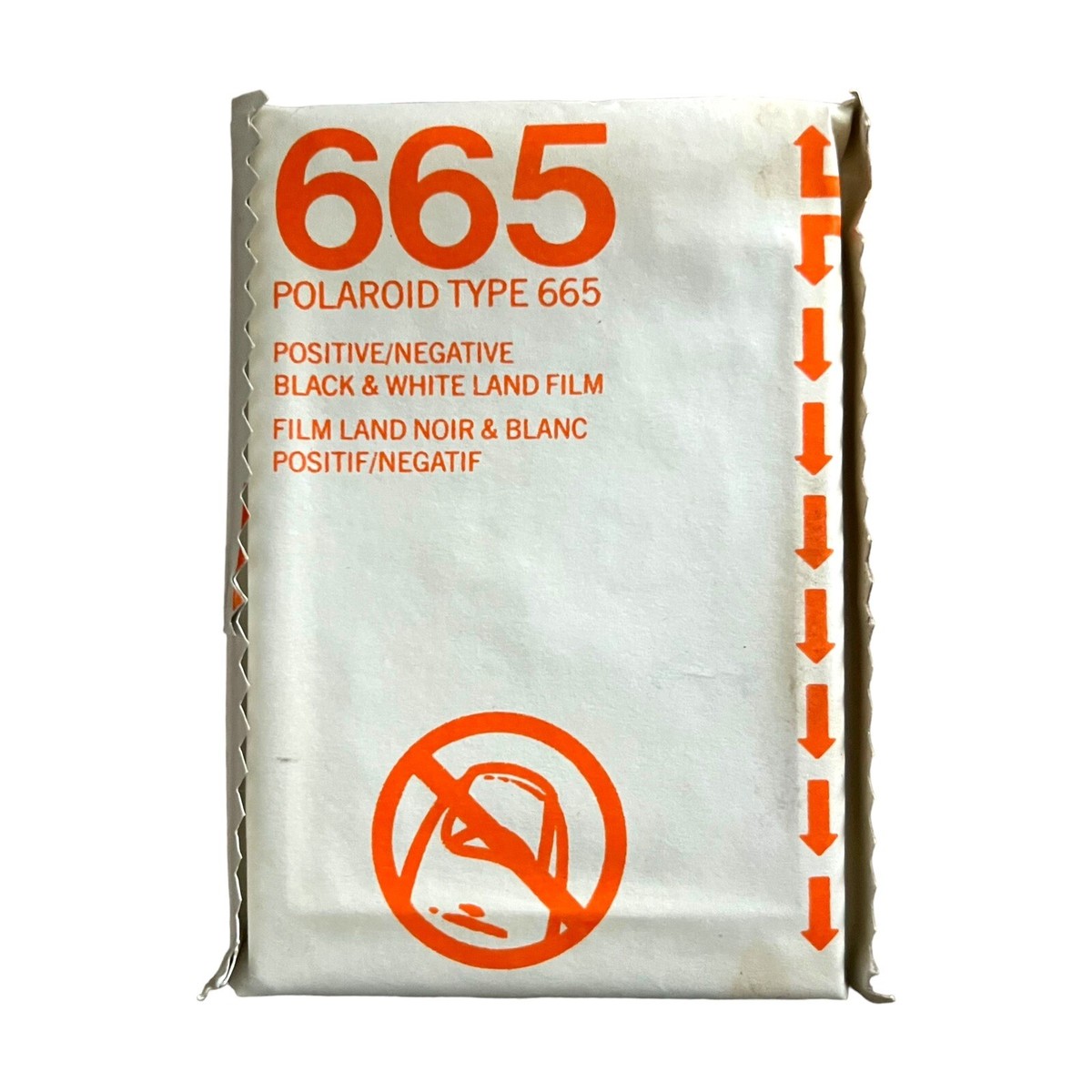 Polaroid Film Type 665 Positive / Negative, B&W Sealed Polaroid Film Type 665 Positive / Negative, B&W Sealed