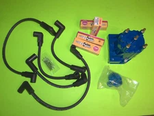 MERCRUISER 3.0 TUNE UP KIT 4  CYL. DELCO EST WIRES CAP ROTOR SPARK PLUGS 3.0L