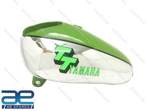 FüR Yamaha XT Tt 500 1977 Modell GrüN Bemalt Kraftstoff Benzin Benzintank Stahl-image