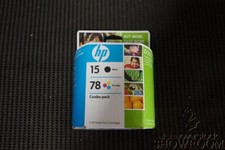 New Sealed Box Genuine OEM HP 78  15 Tri-Color / Black InkJet C8789FN NOV 2010