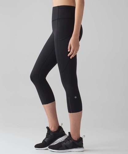 Lululemon Fast Free Crop Leggings Nulu 