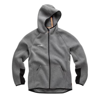 Scruffs Trade Air-Layer Hoodie Sweatshirt Workwear Charcoal M