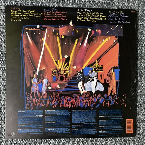 Sting Lp Bring On The Night 1986 V. G 2x Lp Original Pressing U. K Rare - Picture 2 of 6