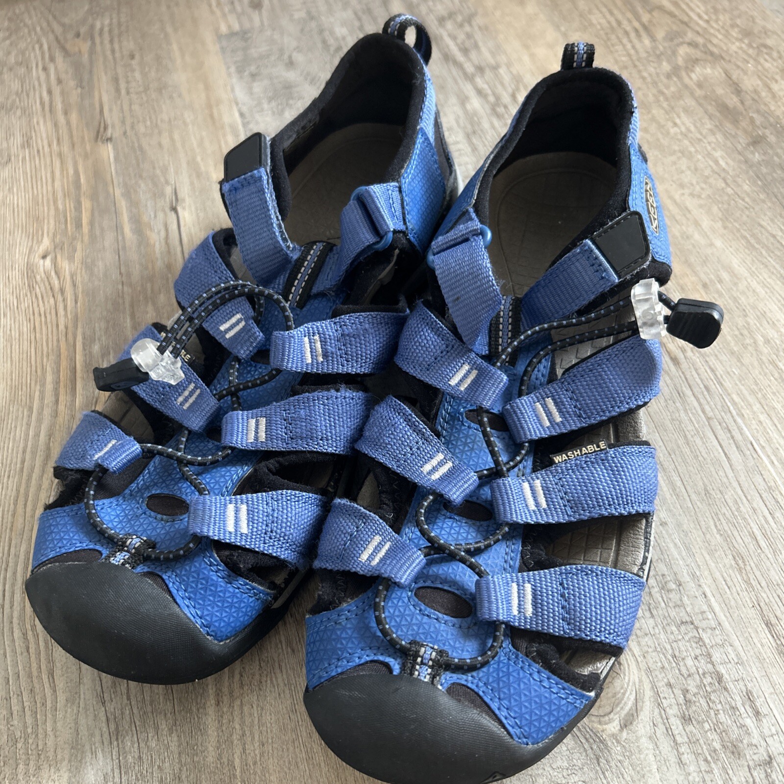 Sandali Keen donna Newport H2 nero blu navy impermeabili escursionismo outdoor taglia 6