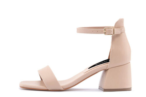 Fashion Attitude FAME23_SS3Y0606_435_NUDE Sandal Sz 36 37 38 39 40+ Sandal - Picture 1 of 30